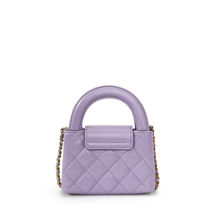 Mini Kelly Shopping Bag Lilac