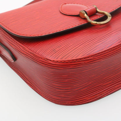 Louis Vuitton Red Leather Saint Cloud shoulder bag