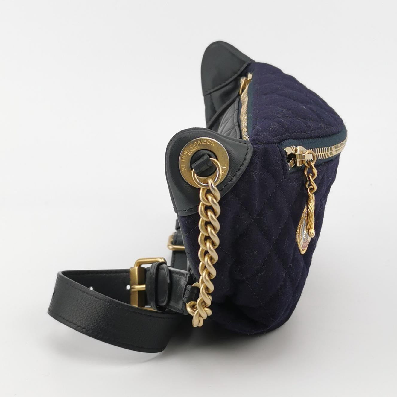 Chanel Belt Bag Métiers d'Art Paris-Hamburg 2018 Wool Nautical Charms