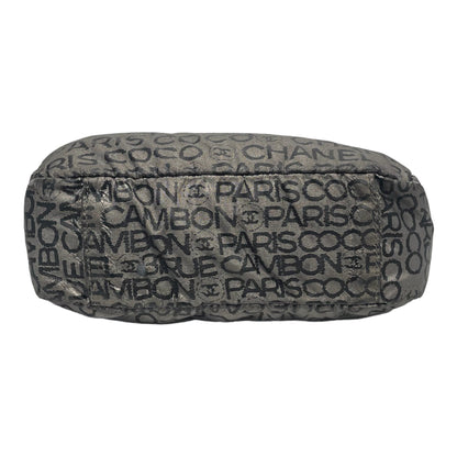 Chanel Cross Body Bag OS All Over Print Acrylic GRY