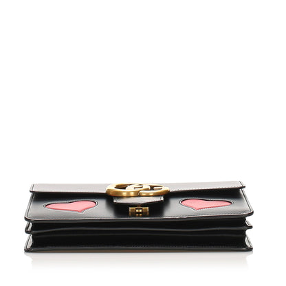 Gucci GG Marmont Shoulder Bag in Black with GHW