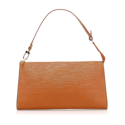 Louis-Vuitton Epi Pochette Accessoires Brown