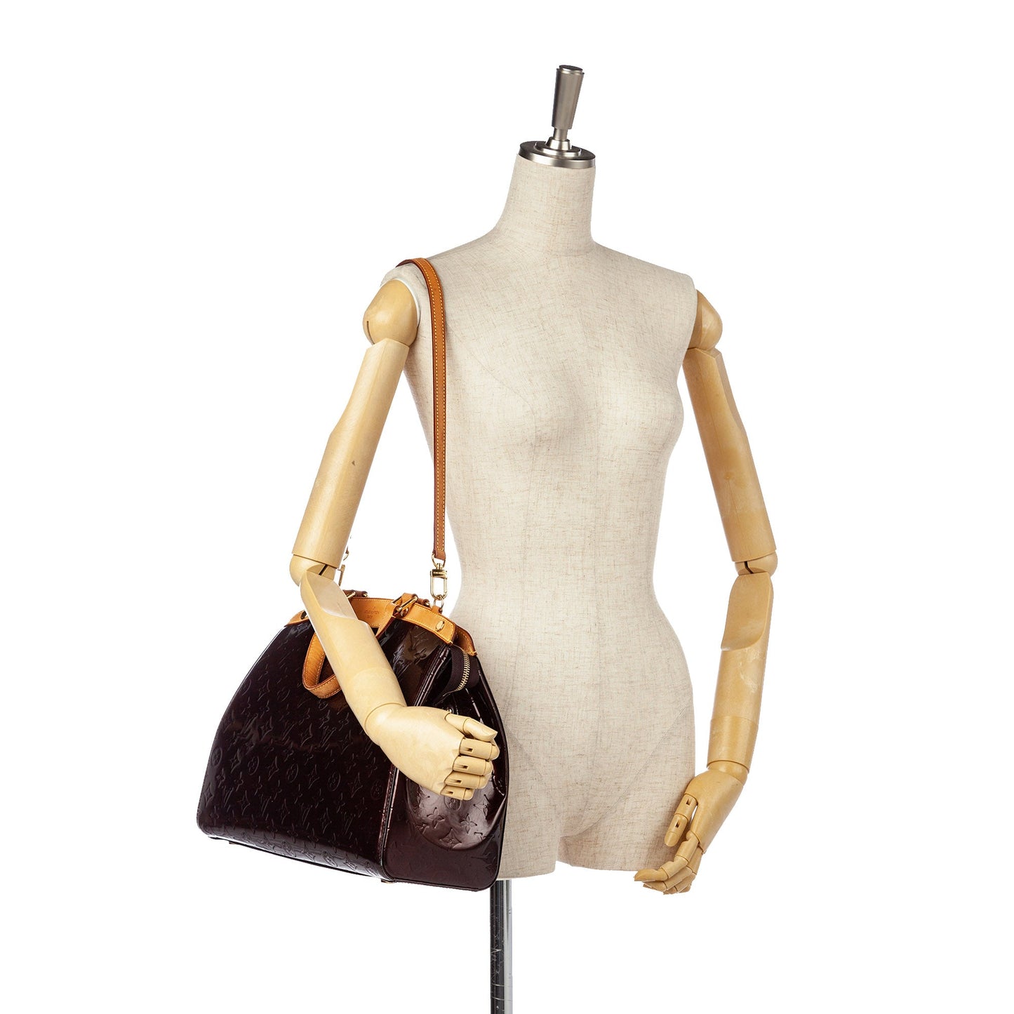 Louis-Vuitton Vernis Brea GM Purple