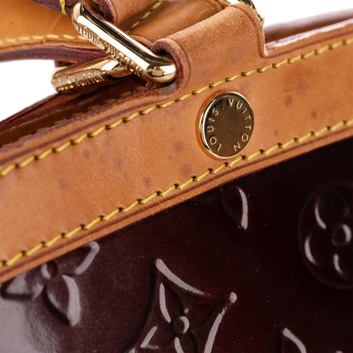 Louis-Vuitton Vernis Brea GM Purple
