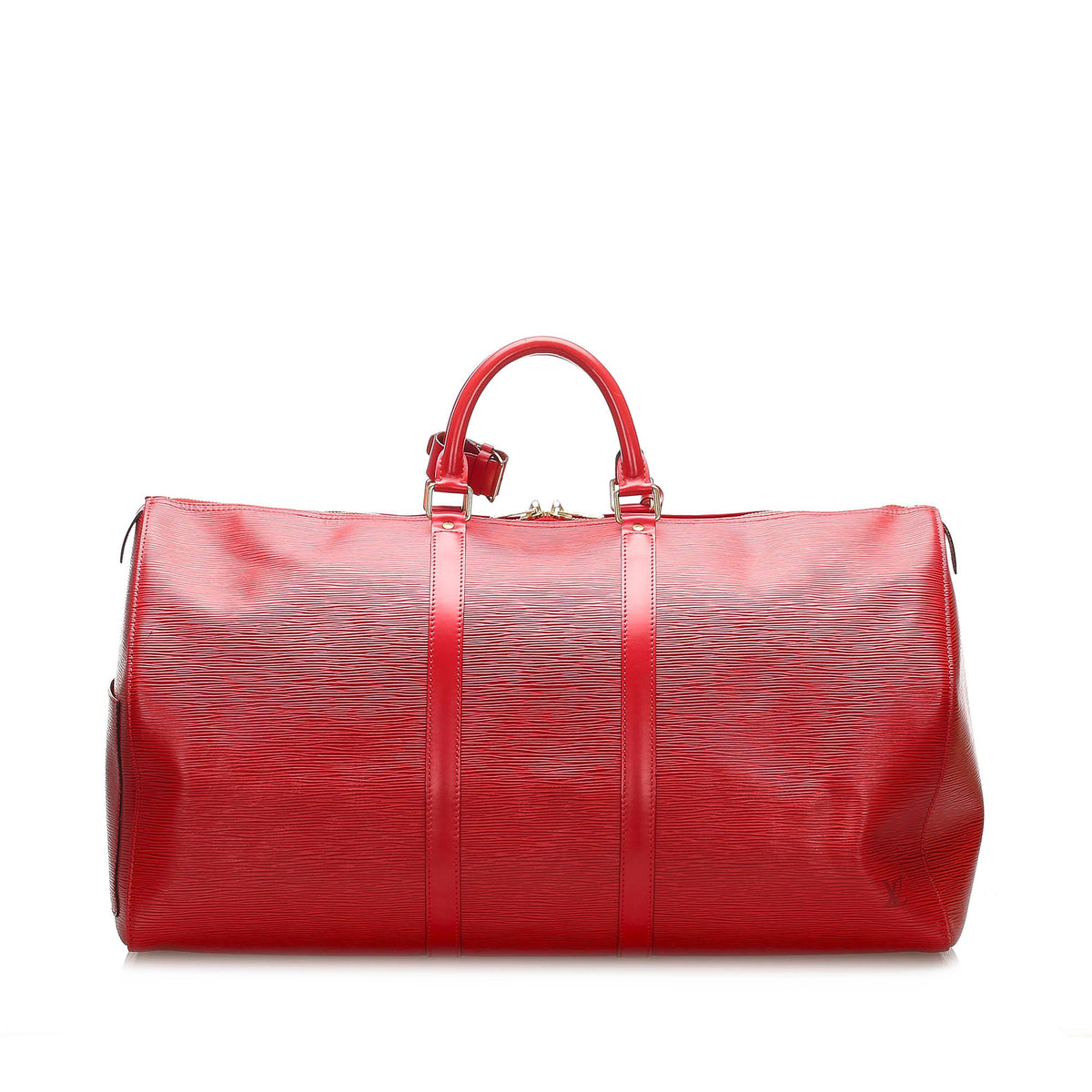 Louis-Vuitton Epi Keepall 50 Red