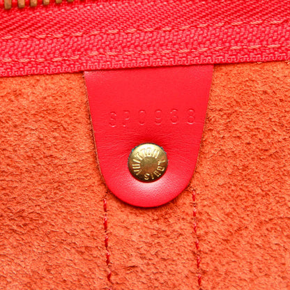 Louis-Vuitton Epi Keepall 50 Red