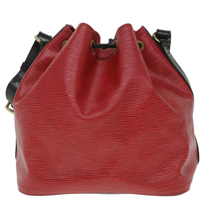 Louis Vuitton Red Leather Noe shoulder bag