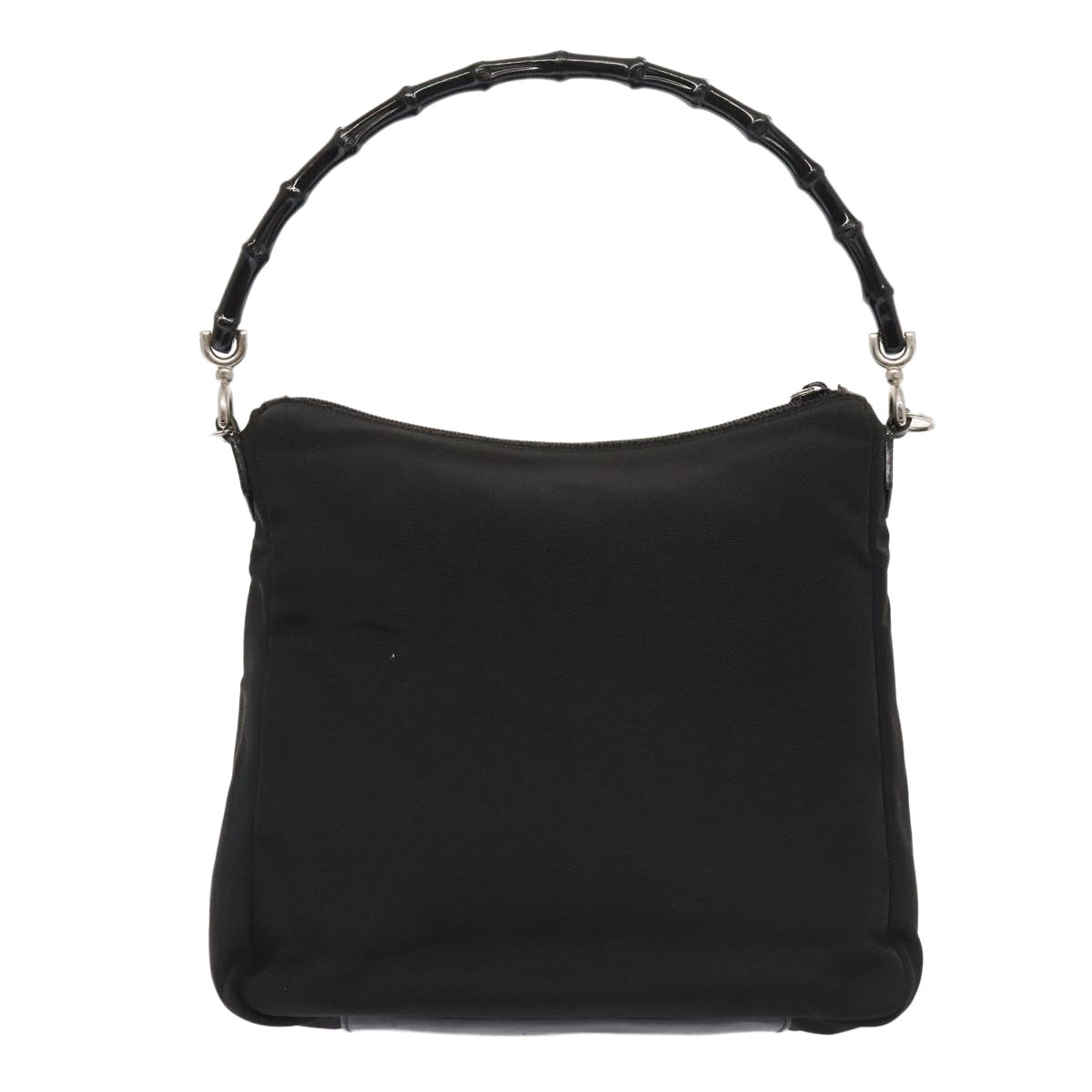 Gucci Bamboo Black Synthetic Handbag