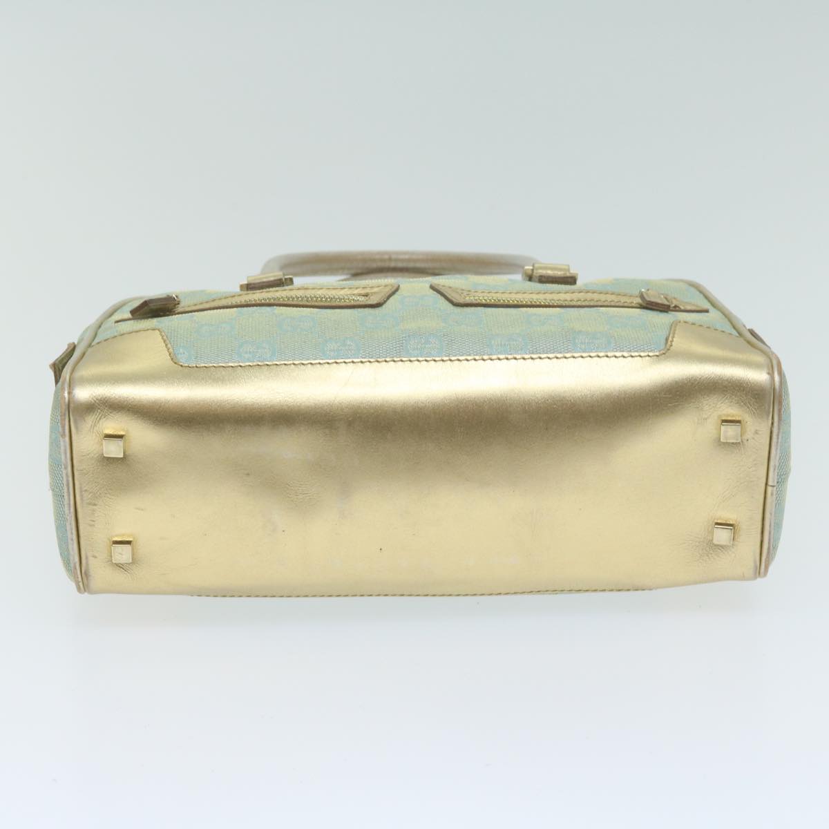 Gucci Gg Canvas Blue Canvas Handbag