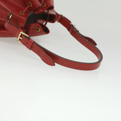 Louis Vuitton Red Leather Noe shoulder bag