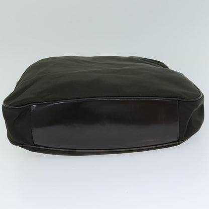 Gucci Bamboo Khaki Synthetic Handbag