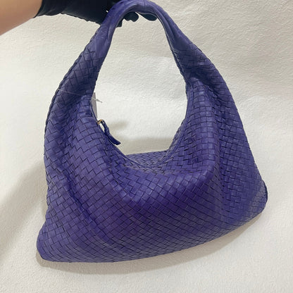 Bottega Veneta Hobo Bag Large Leather Purple 45cm