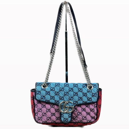 Gucci GG Canvas Small Marmont Shoulder Bag - Multicolor