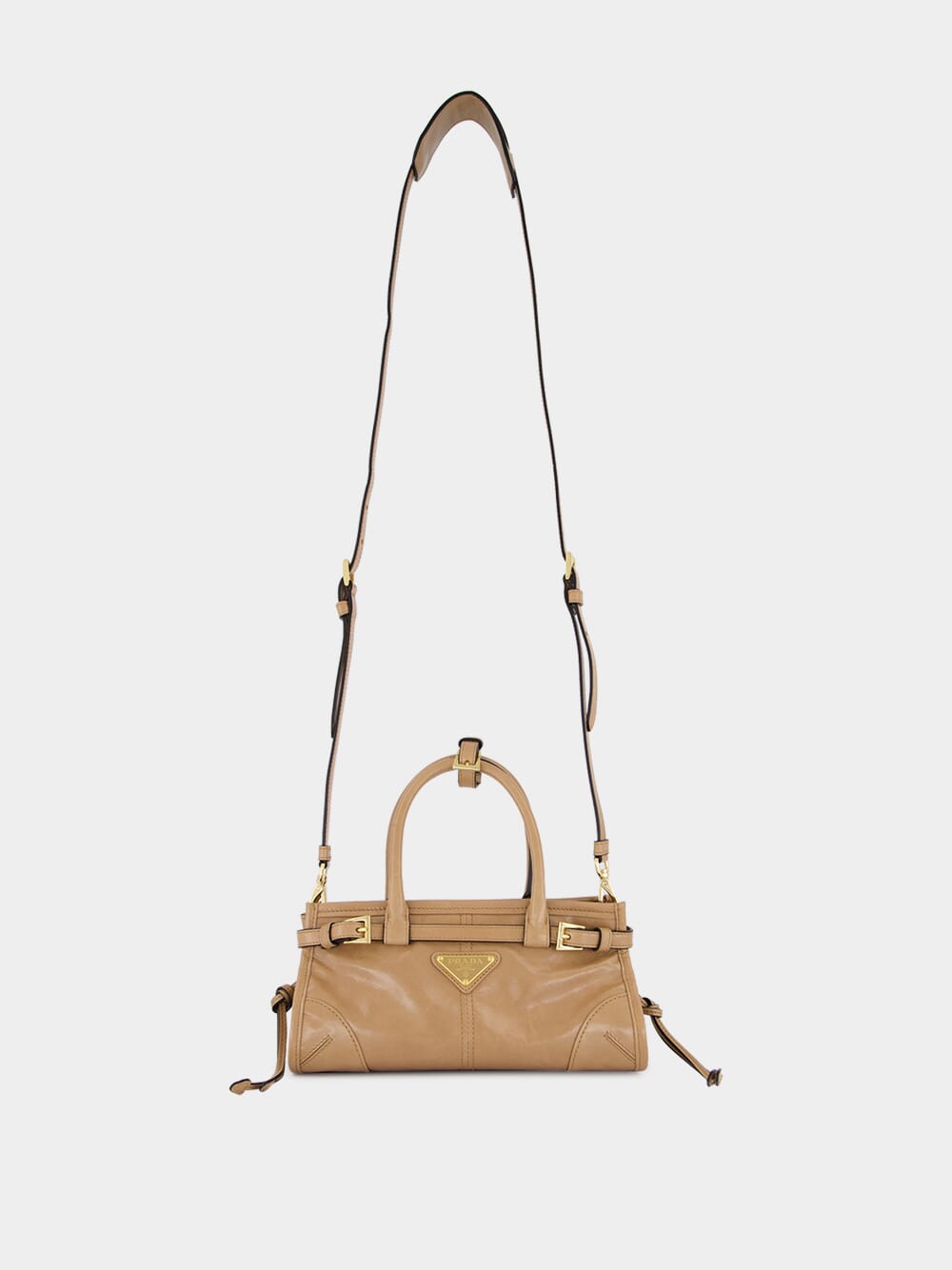 Bonnie Mini Leather Handbag Cameo