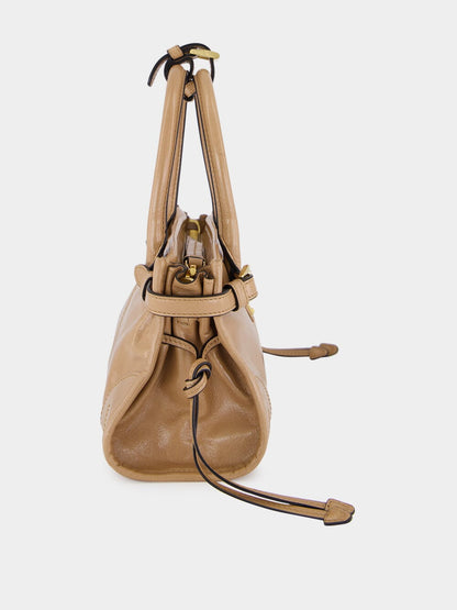 Bonnie Mini Leather Handbag Cameo