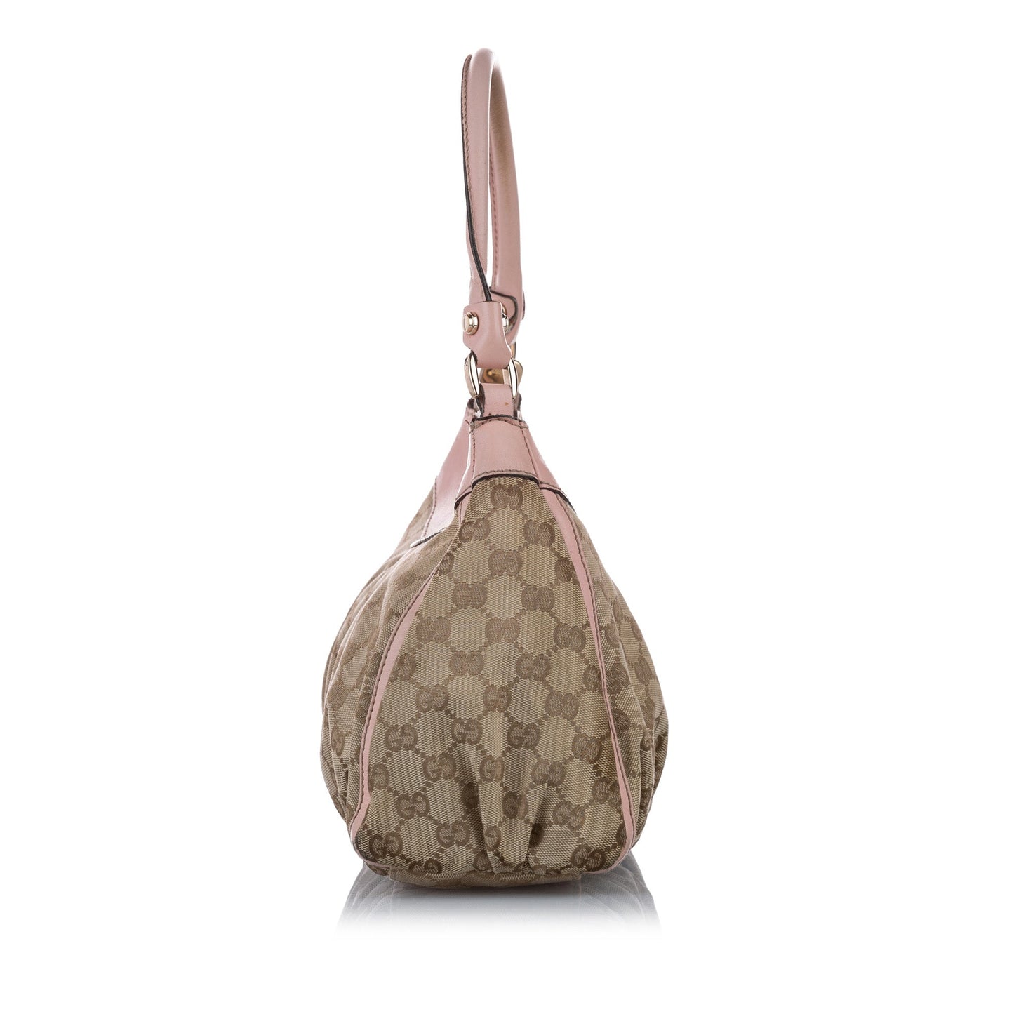 Gucci GG Canvas Abbey D-Ring Shoulder Bag Brown