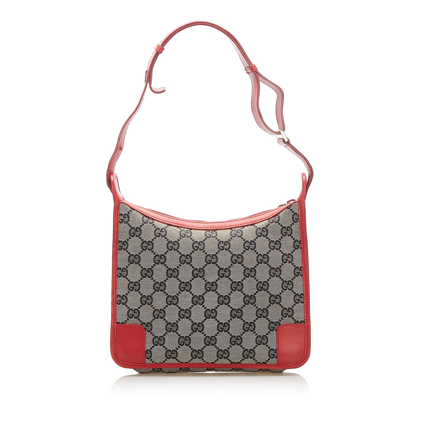Gucci GG Canvas Shoulder Bag Gray