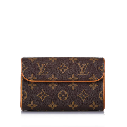Louis-Vuitton Louis Vuitton Monogram Florentine Pochette Brown