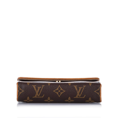 Louis-Vuitton Louis Vuitton Monogram Florentine Pochette Brown