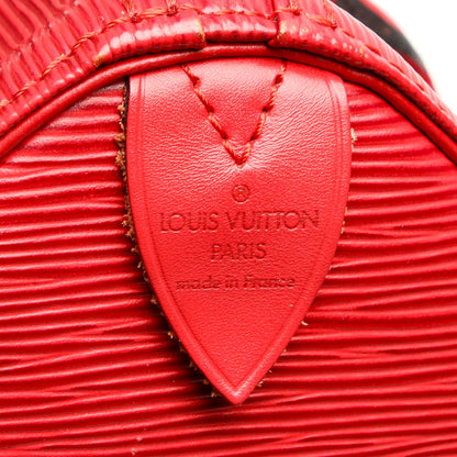 Louis-Vuitton Epi Speedy 25 Red