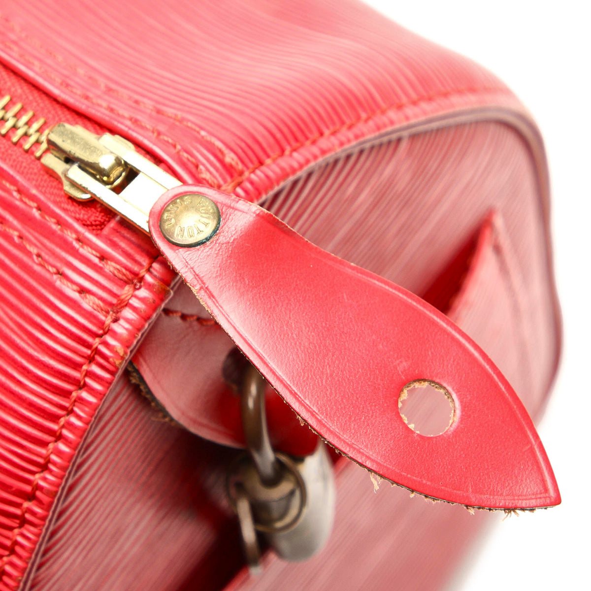 Louis-Vuitton Epi Speedy 25 Red
