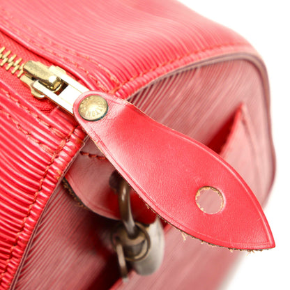Louis-Vuitton Epi Speedy 25 Red