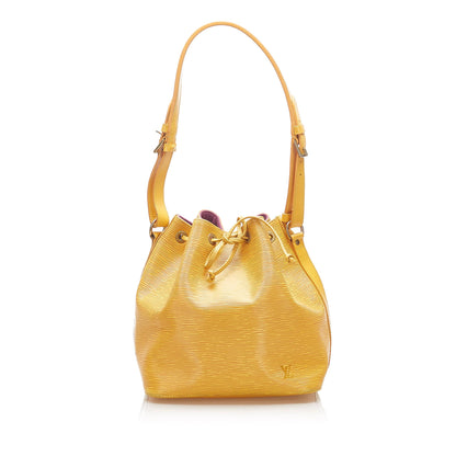 Louis-Vuitton Epi Petit Noe Yellow