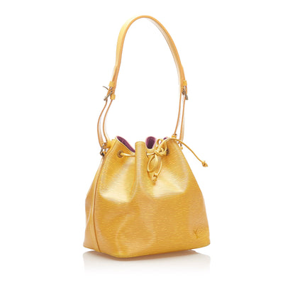 Louis-Vuitton Epi Petit Noe Yellow