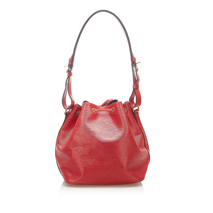 Louis-Vuitton Epi Petit Noe Red