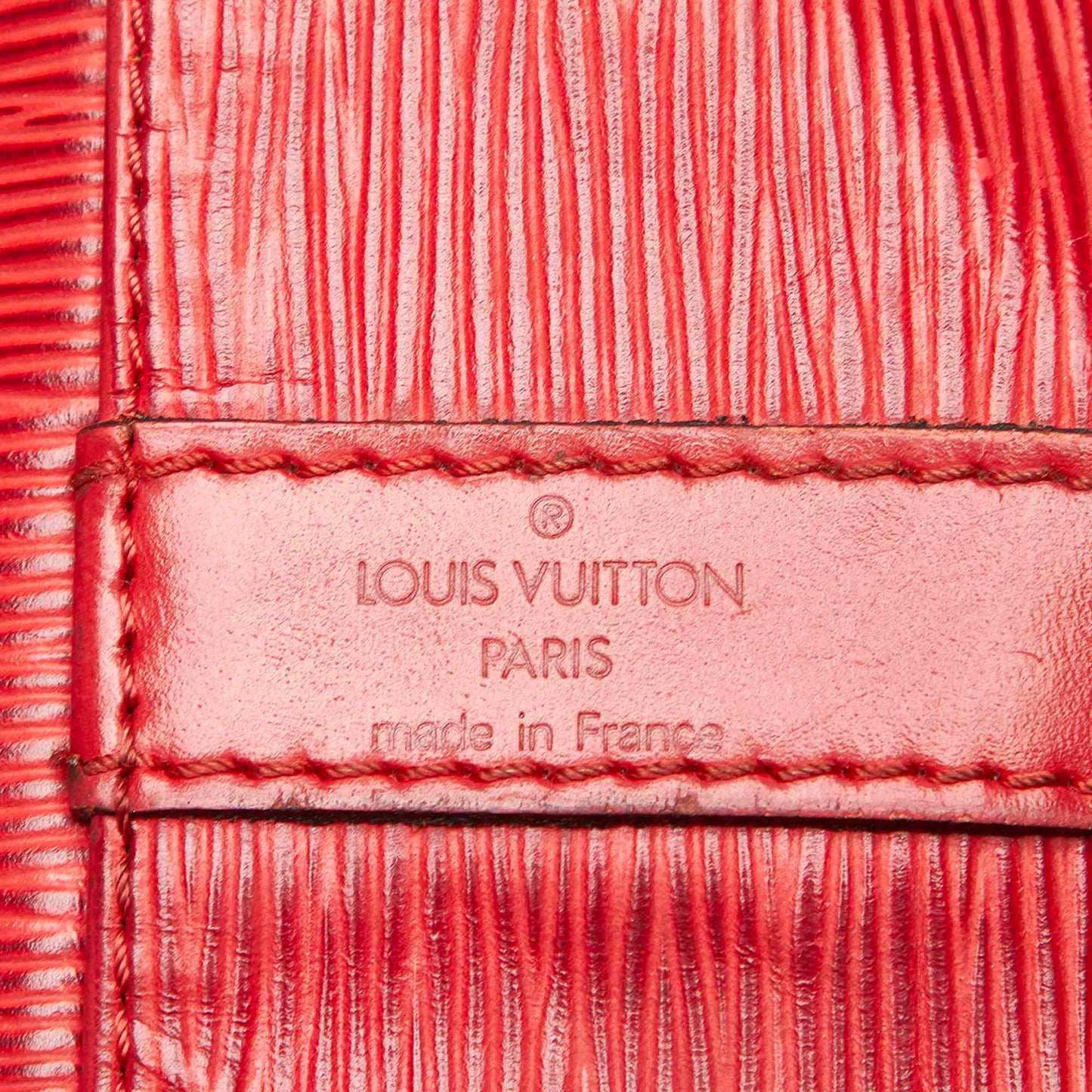 Louis-Vuitton Epi Petit Noe Red