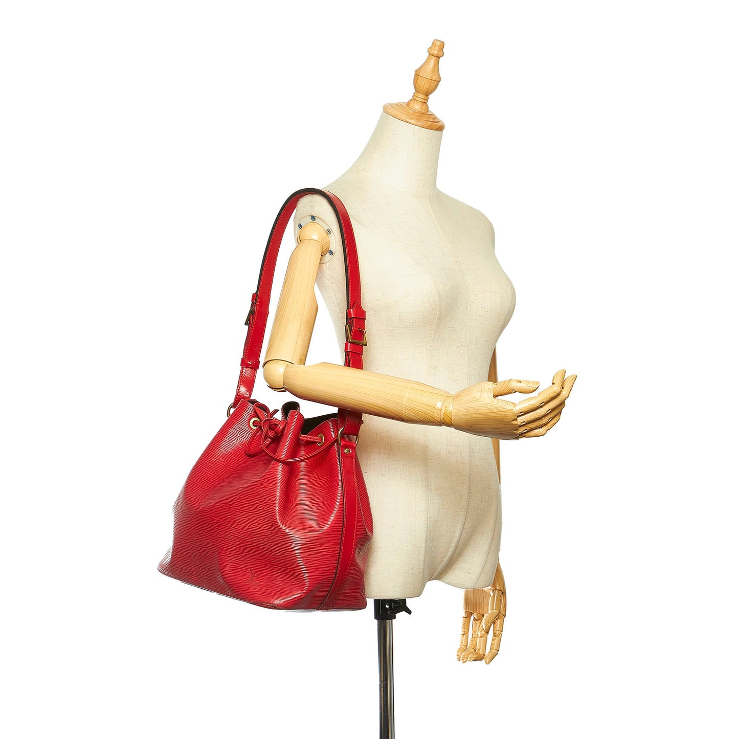 Louis-Vuitton Epi Petit Noe Red