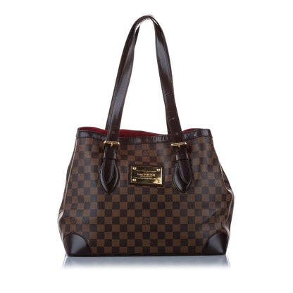 Louis-Vuitton Louis Vuitton Damier Ebene Hampstead MM Brown