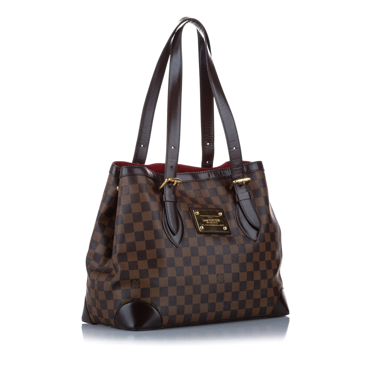 Louis-Vuitton Louis Vuitton Damier Ebene Hampstead MM Brown