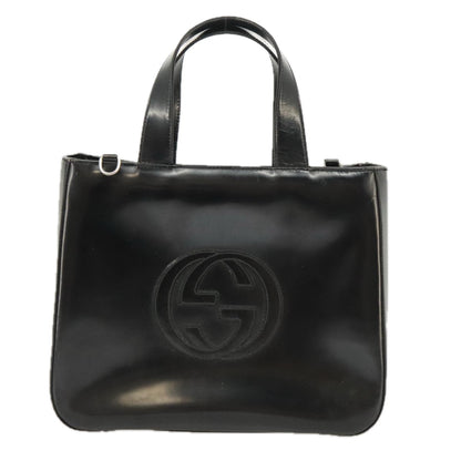 Gucci Soho Black Patent Leather Handbag ()