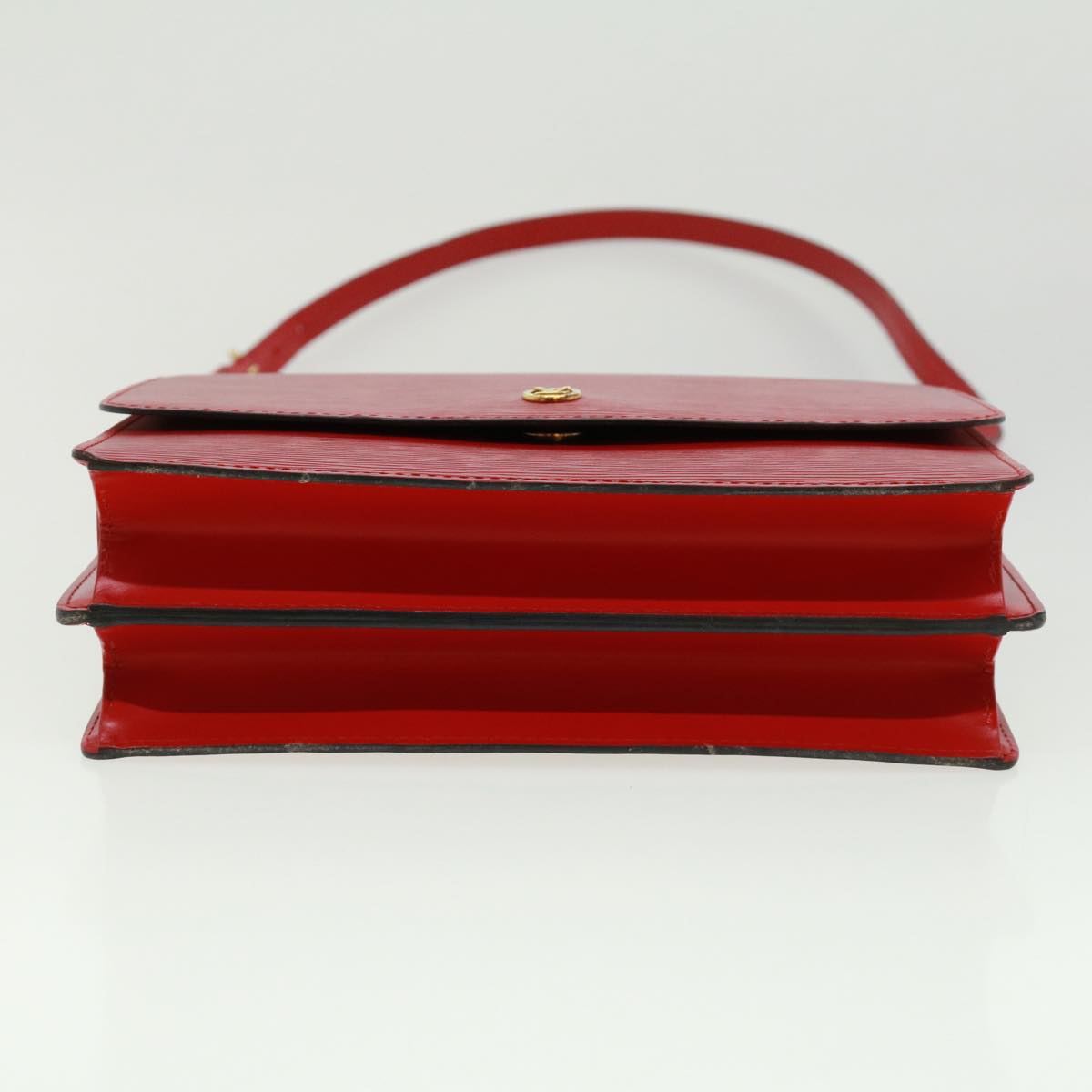 Louis Vuitton Red Leather Grenelle shoulder bag