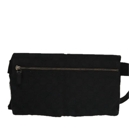 Gucci Belt Bag Black Canvas Shoulder Bag