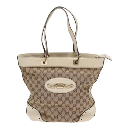 Gucci Gg Canvas Beige Canvas Tote Bag ()