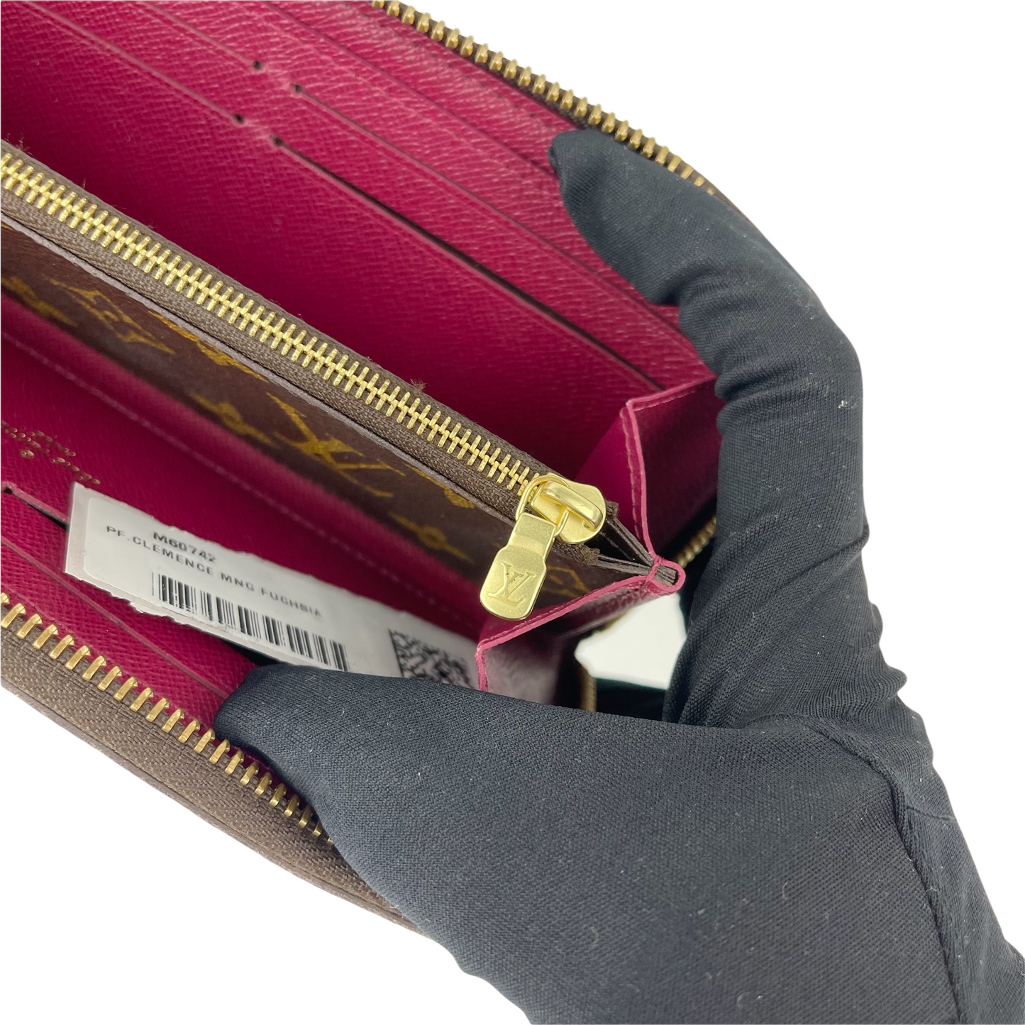Louis-Vuitton Clemence Wallet Monogram Canvas Brown GHW