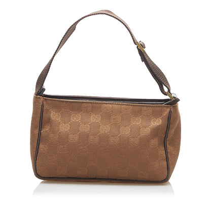 Gucci GG Canvas Baguette Brown