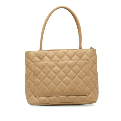 CHANEL Caviar Medallion Tote Tote Bag