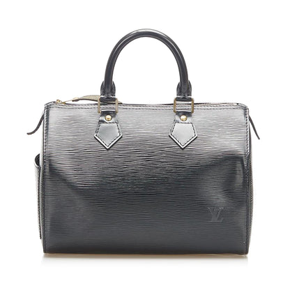 Louis-Vuitton Epi Speedy 25 Black