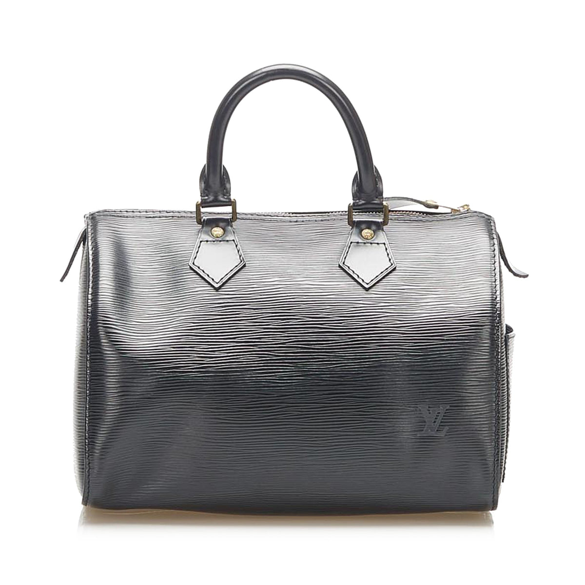 Louis-Vuitton Epi Speedy 25 Black