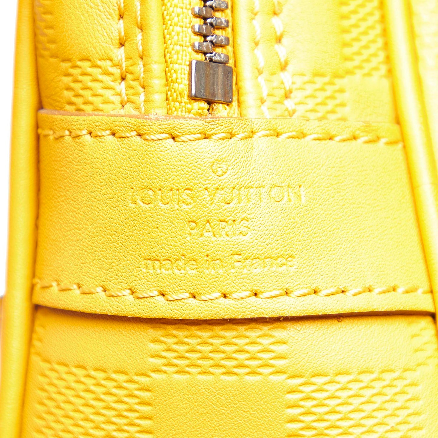 Louis-Vuitton Damier Infini Porte-Documents Voyage Yellow