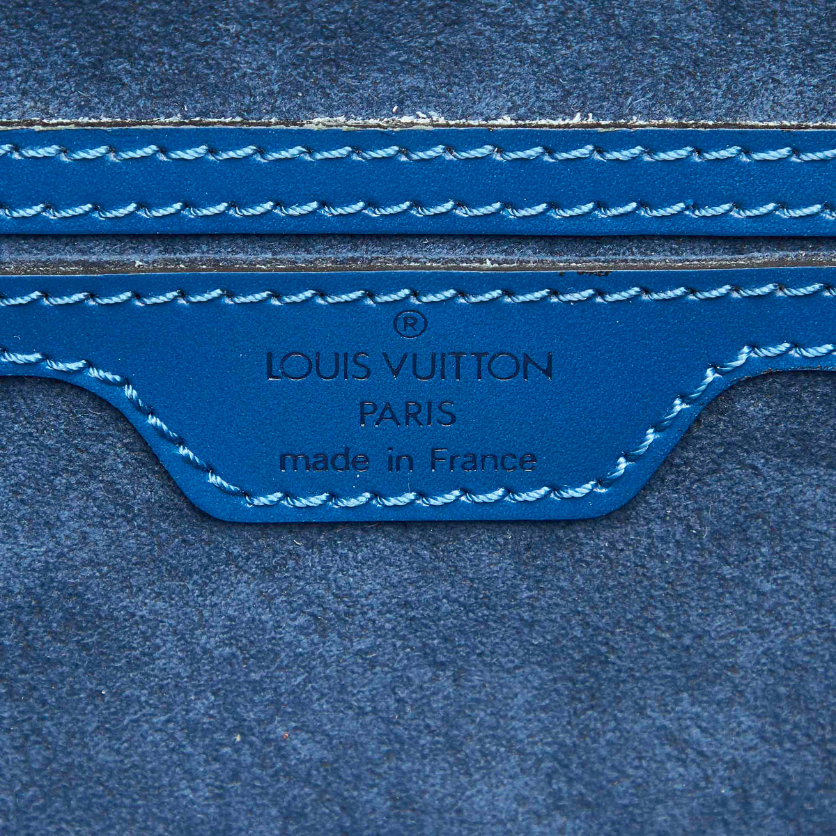 Louis-Vuitton Epi Soufflot Blue