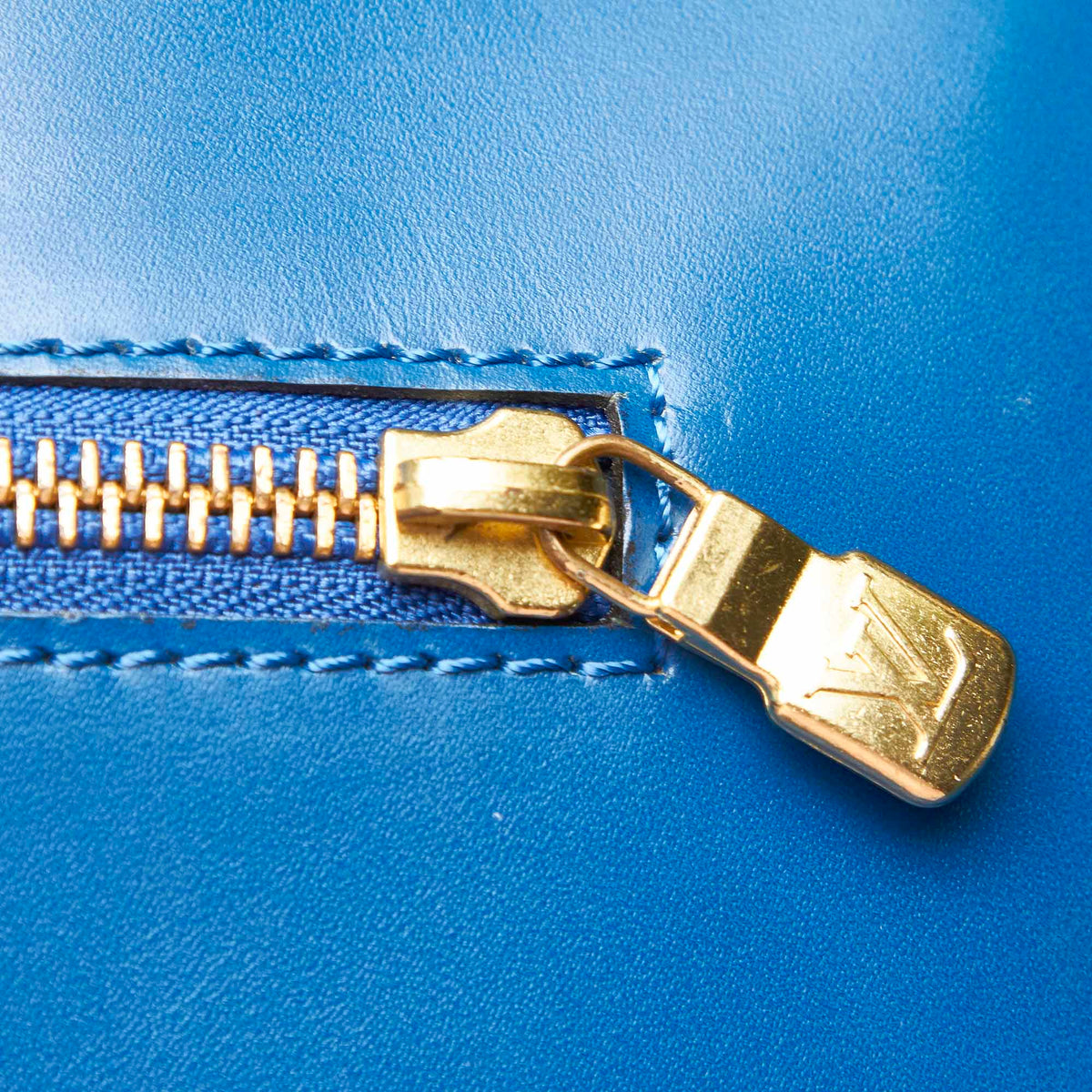 Louis-Vuitton Epi Soufflot Blue