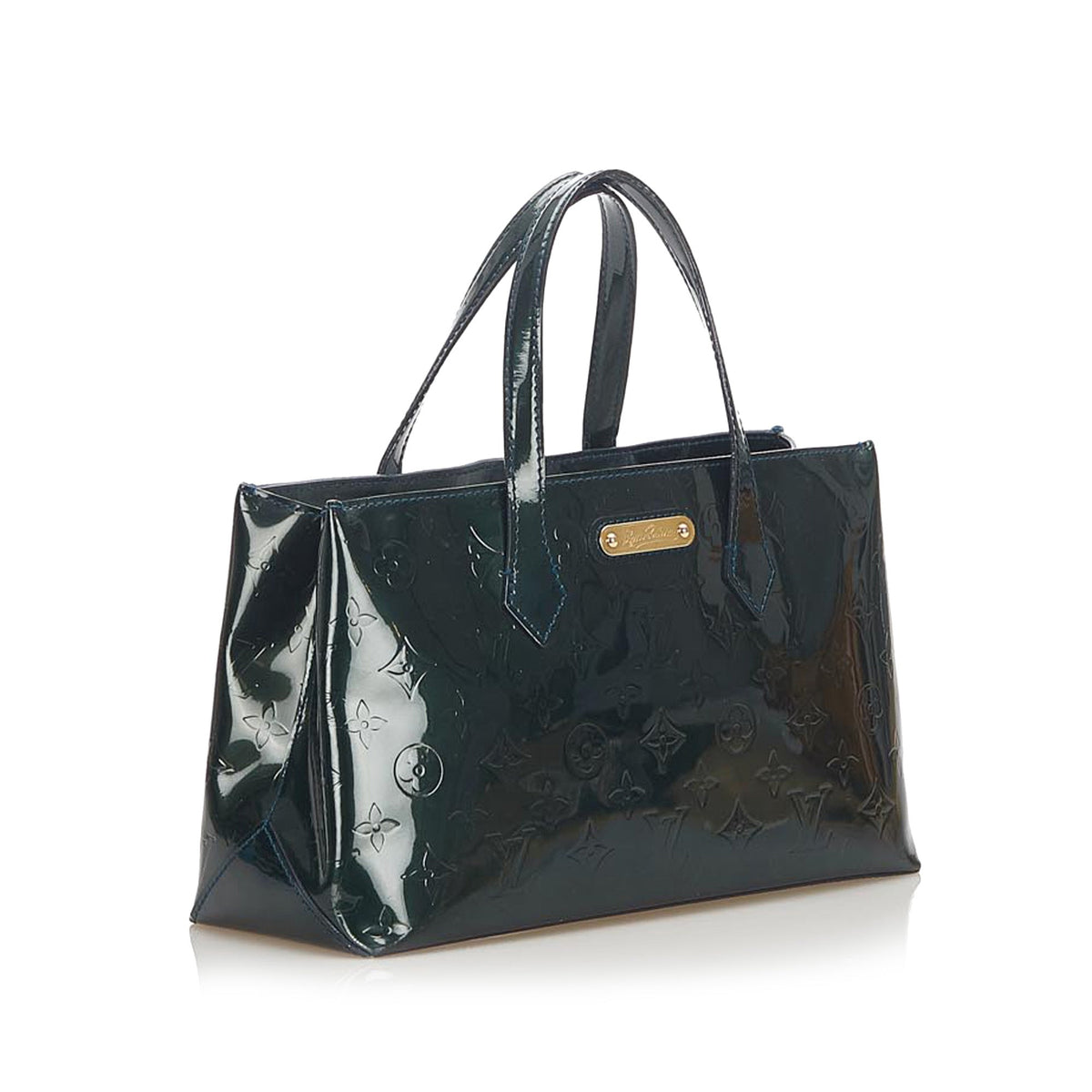 Louis-Vuitton Vernis Wilshire PM Green