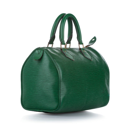 Louis-Vuitton Epi Speedy 25 Green