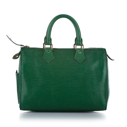 Louis-Vuitton Epi Speedy 25 Green