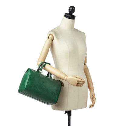 Louis-Vuitton Epi Speedy 25 Green