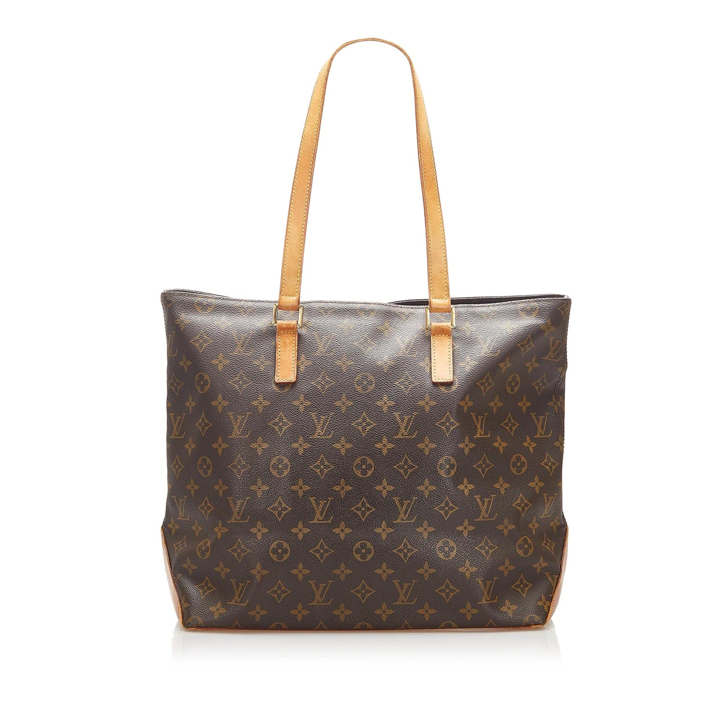 Louis-Vuitton Monogram Cabas Mezzo Brown